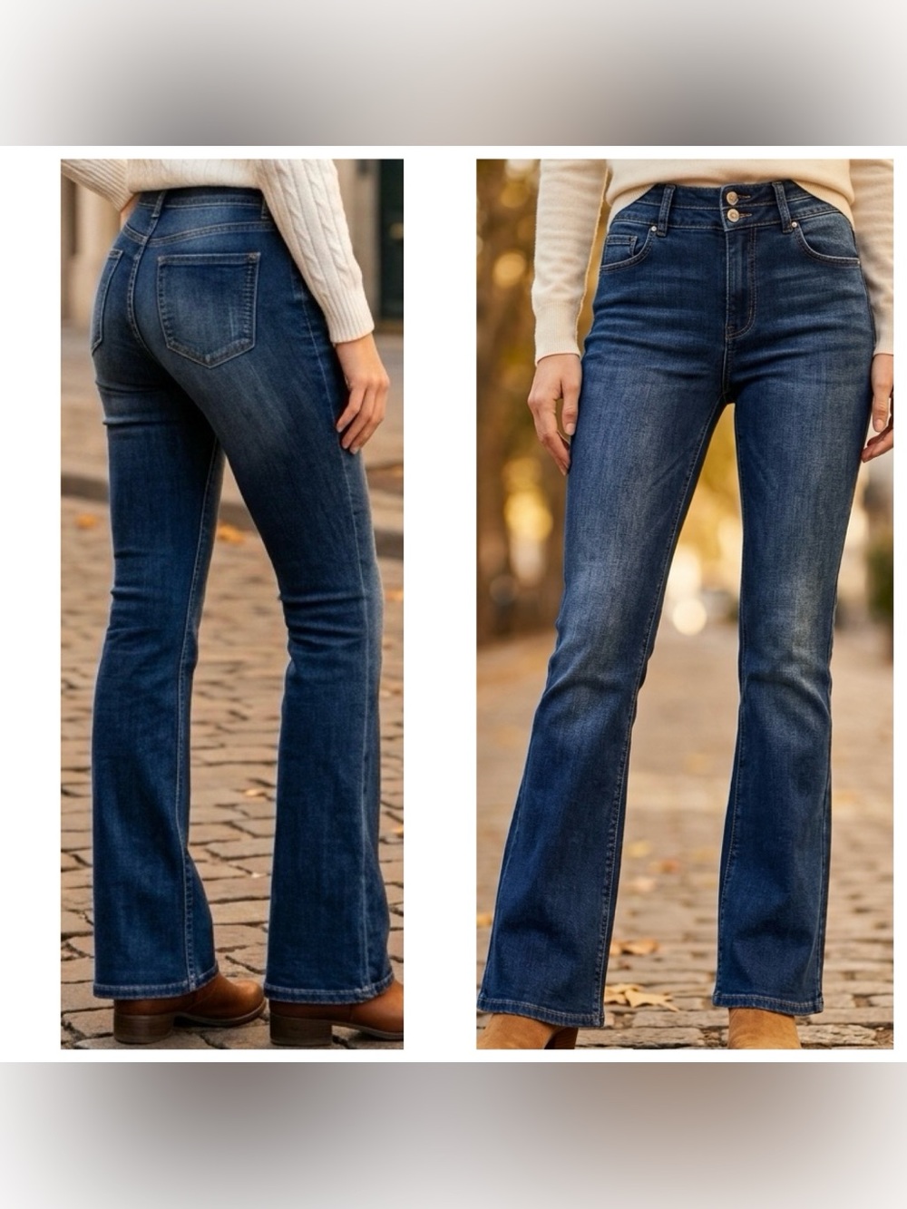 KanCan Y2K Vintage Sz 9/28 High-Rise Flared Women’s Jeans - Dark Blue Wash